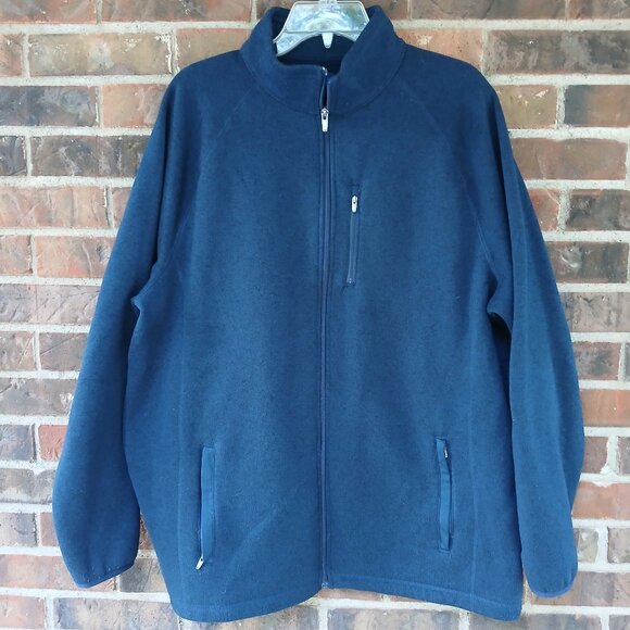 GEORGE brand MEN'S BLUE LIGHTWEIGHT ZIP-UP JACKET - now with DISCOUNTED SHIPPING - Picture 1 of 6